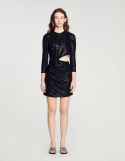 Женское черное платье