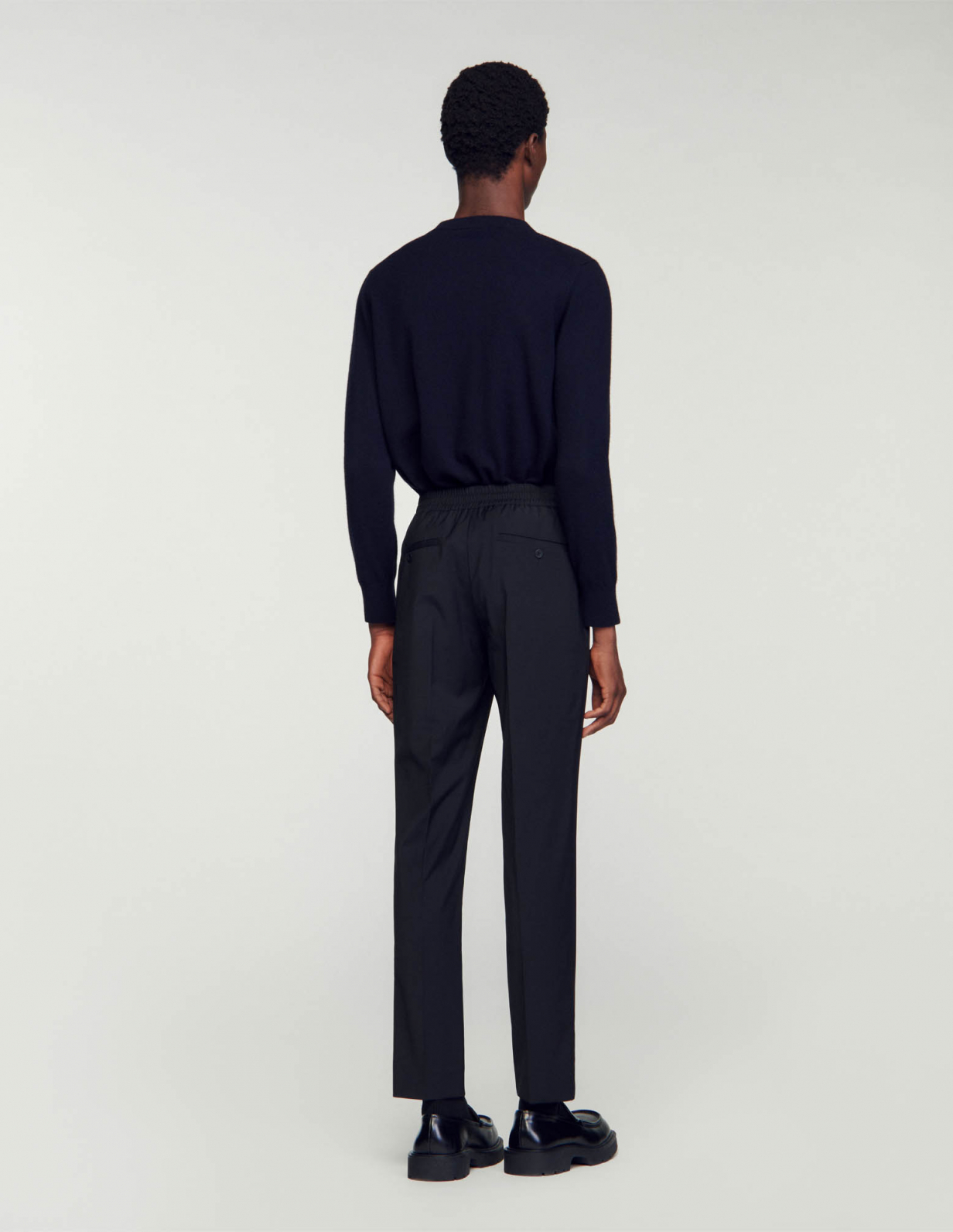 Чоловічі чорні штани_4