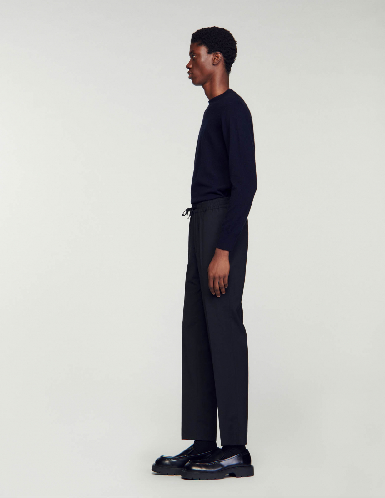 Чоловічі чорні штани_5