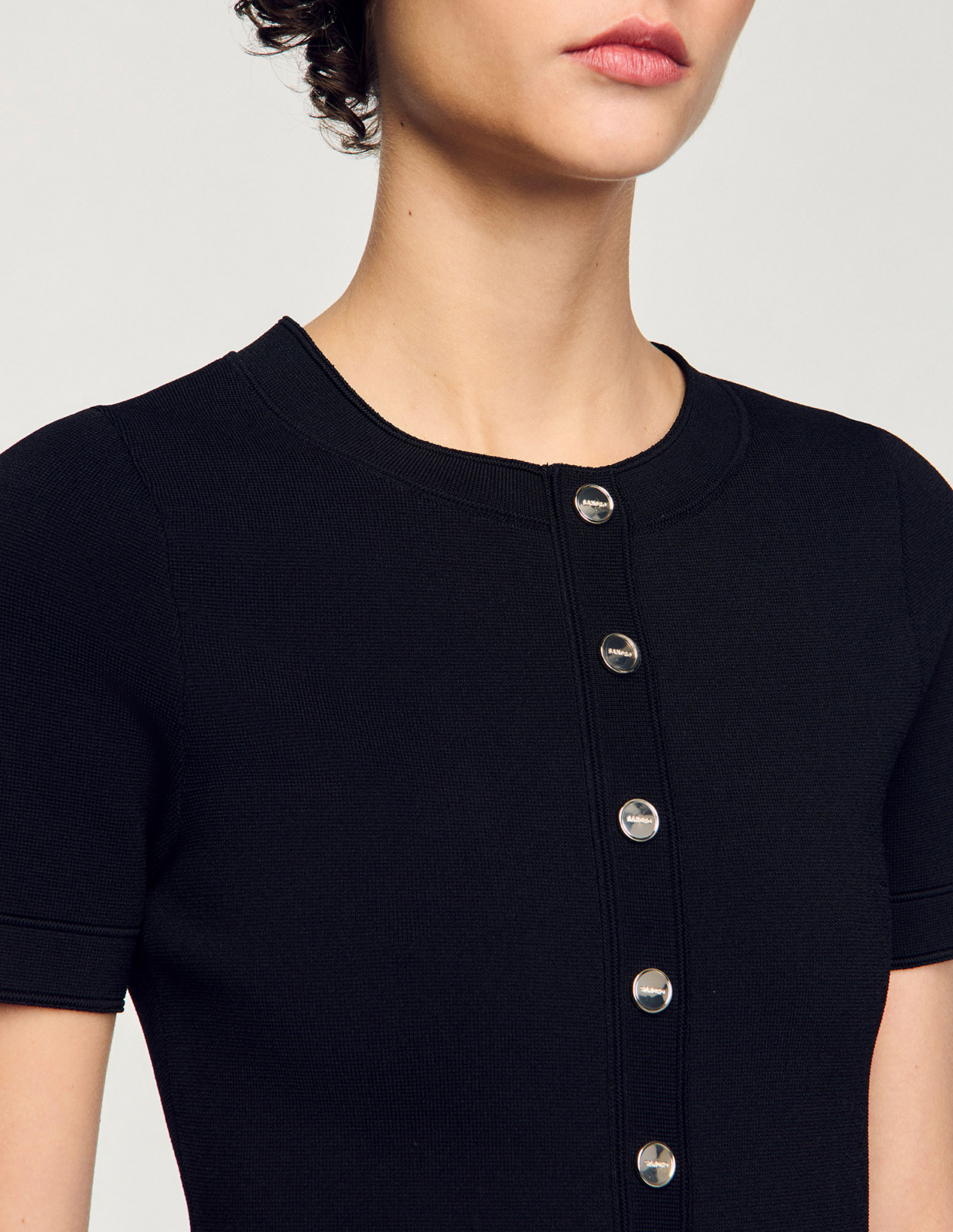 Жіноча трикотажна сукня з плісированим низом_5