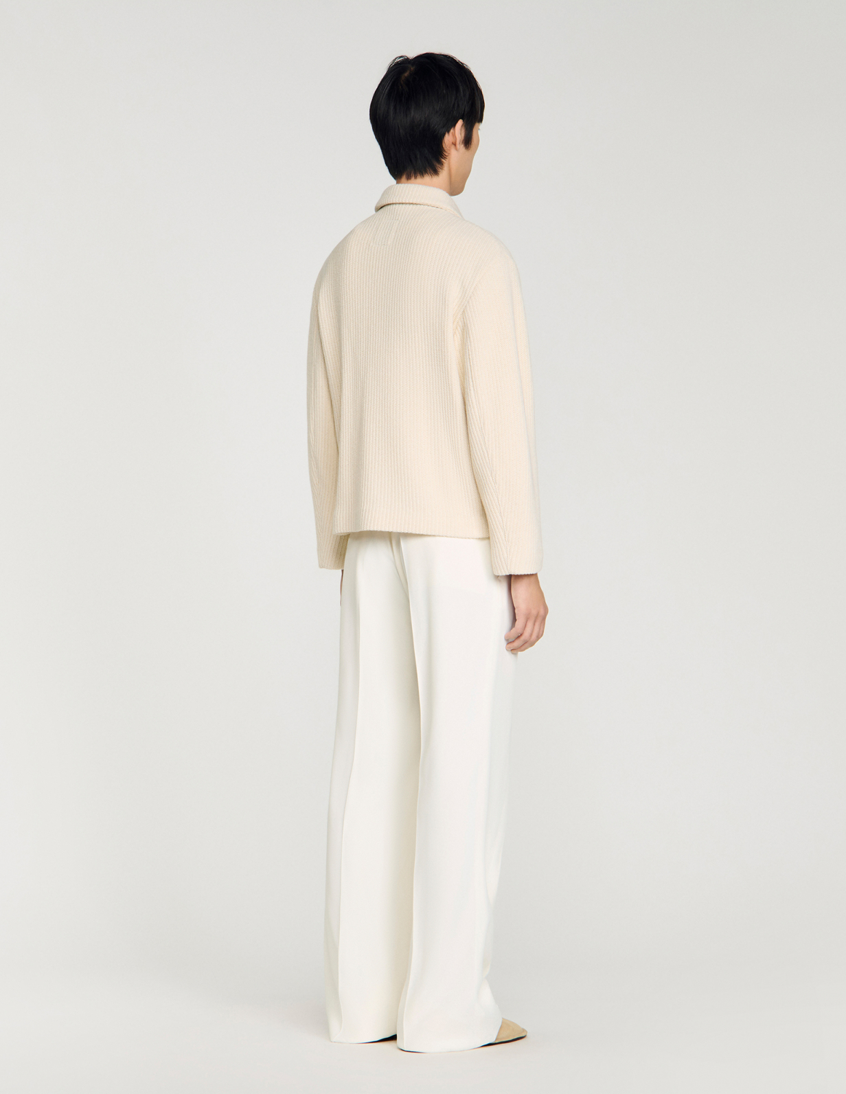 Чоловіча куртка з трикотажним ефектом_5