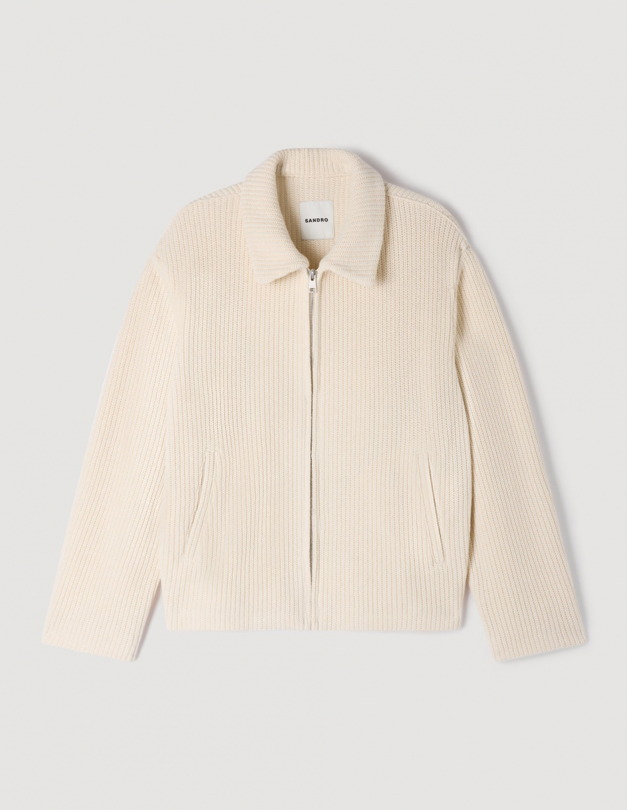 Чоловіча куртка з трикотажним ефектом_6