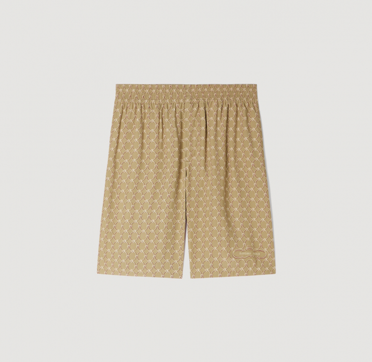 Мужские шорты с принтом в виде звеньев