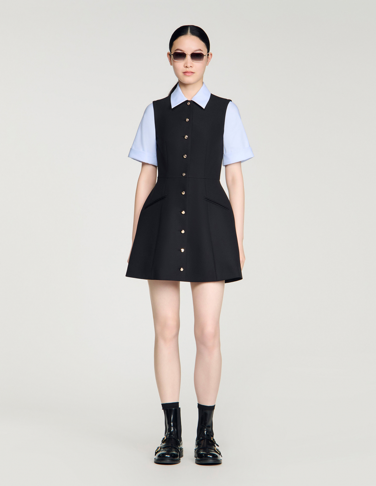 Жіноча коротка сукня 2-в-1_1