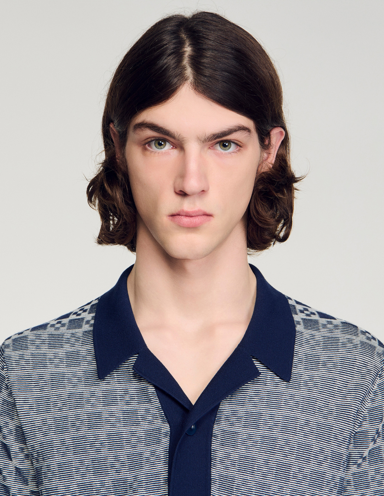 Чоловіча сорочка із жакардовим візерунком_3