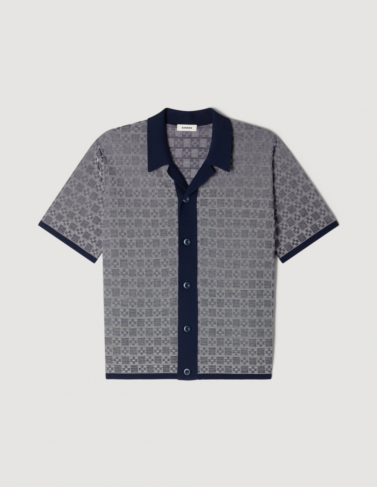 Чоловіча сорочка із жакардовим візерунком_6