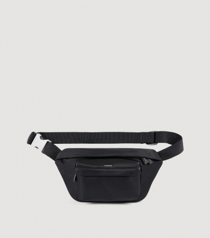 Мужская черная сумка из технической ткани