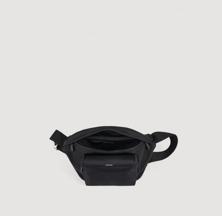 Мужская черная сумка из технической ткани