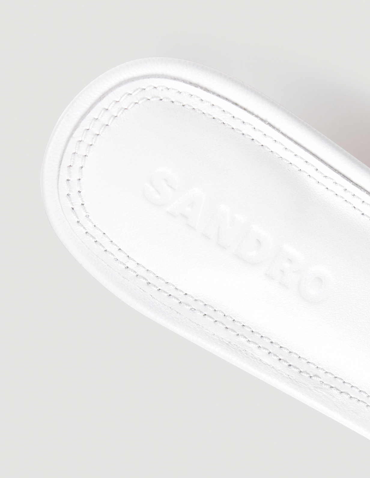 Женские мюли на каблуке из гладкой кожи_4