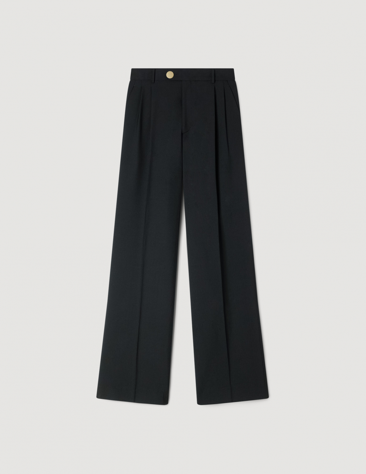 Жіночі класичні брюки зі складками_6