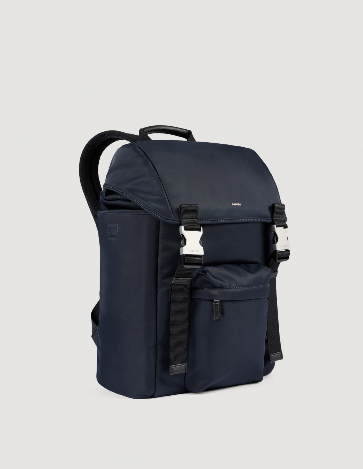 Чоловічий синій нейлоновий рюкзак_2