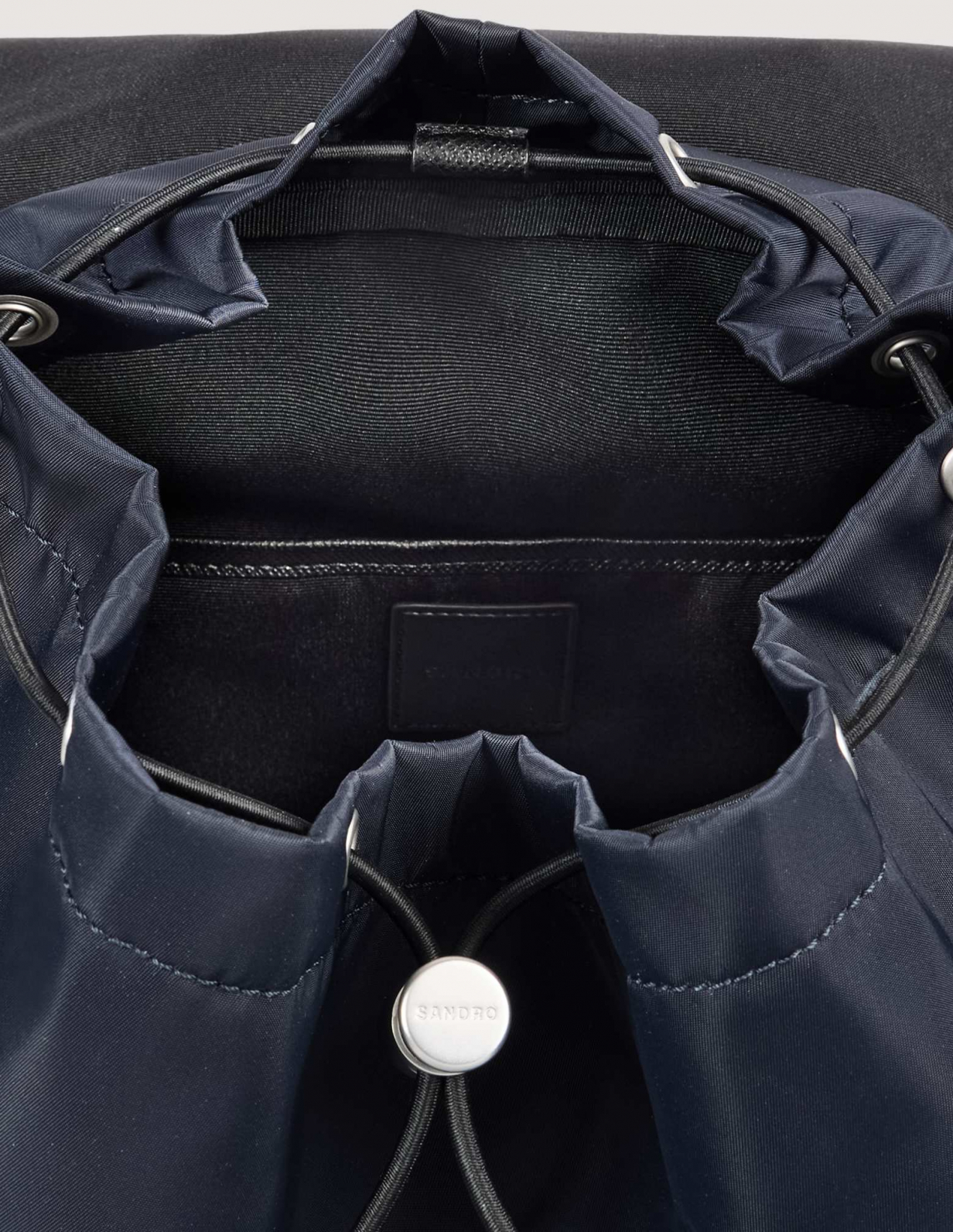 Чоловічий синій нейлоновий рюкзак_4