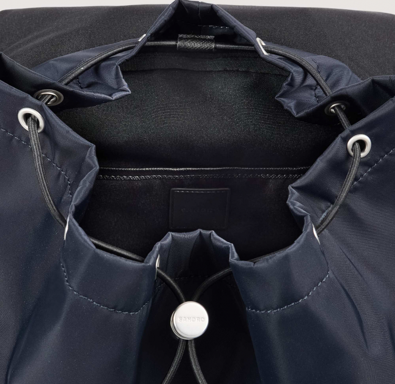 Чоловічий синій нейлоновий рюкзак