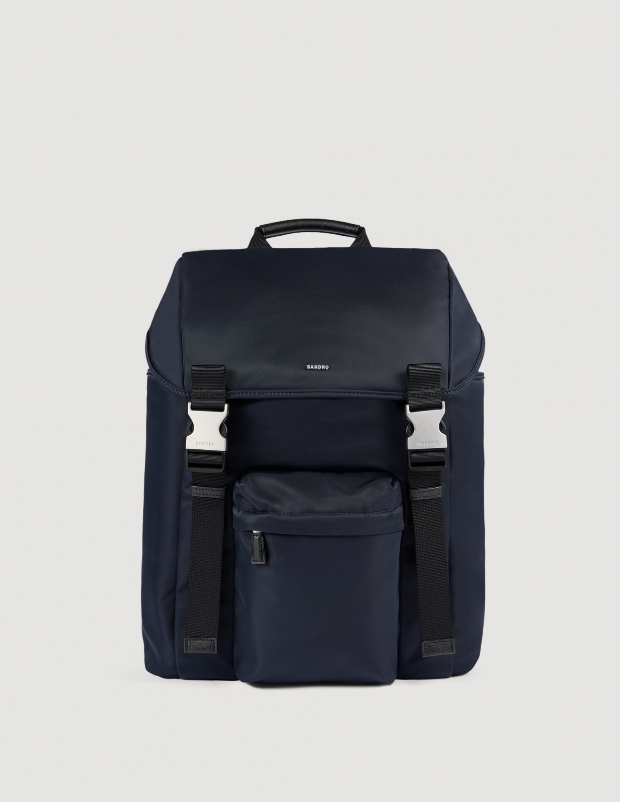 Чоловічий синій нейлоновий рюкзак_5