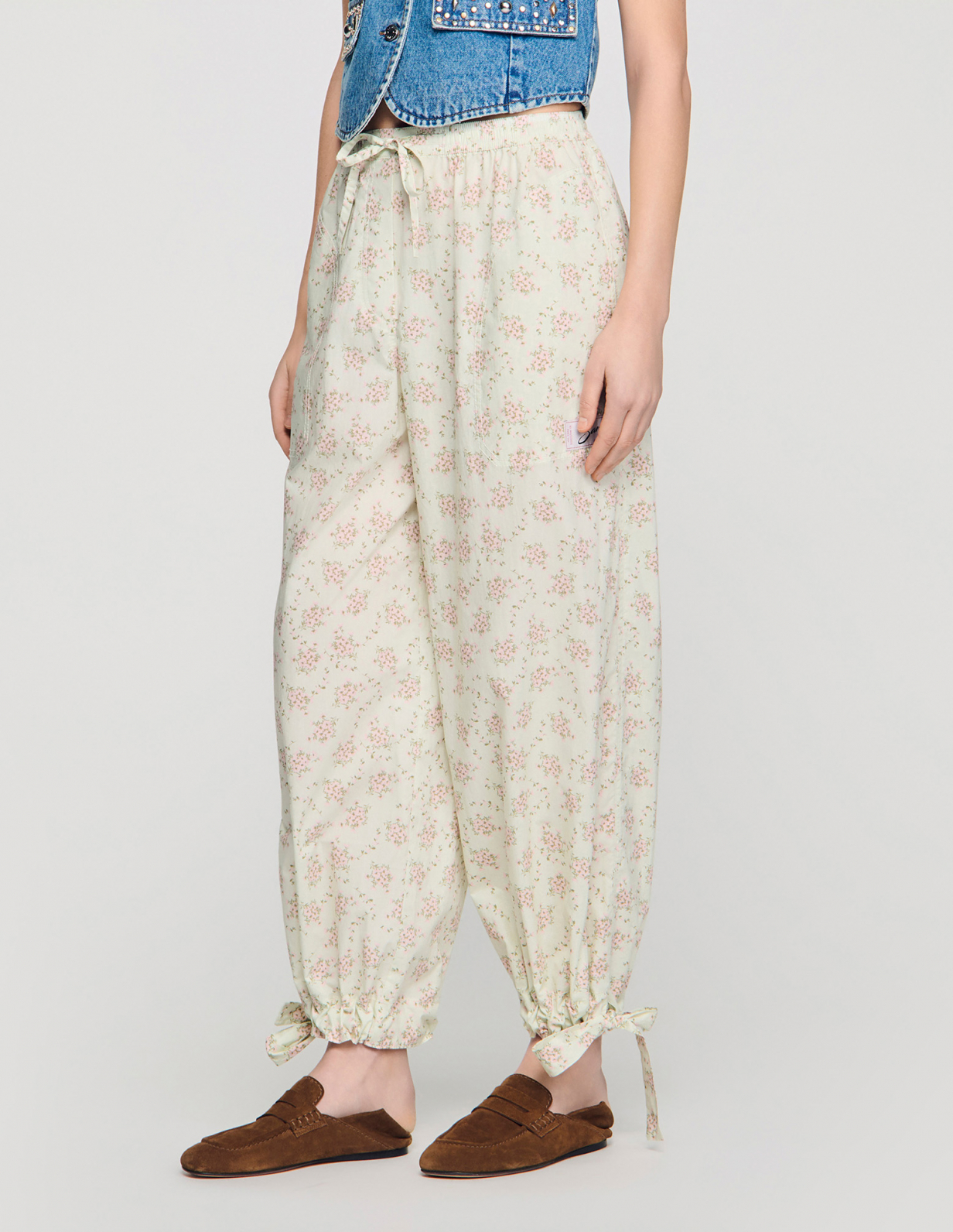 Женские коричневые замшевые мокасины_5