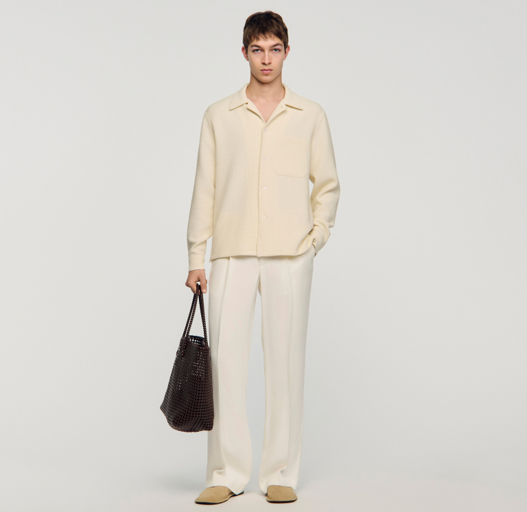 Чоловіча молочна сорочка