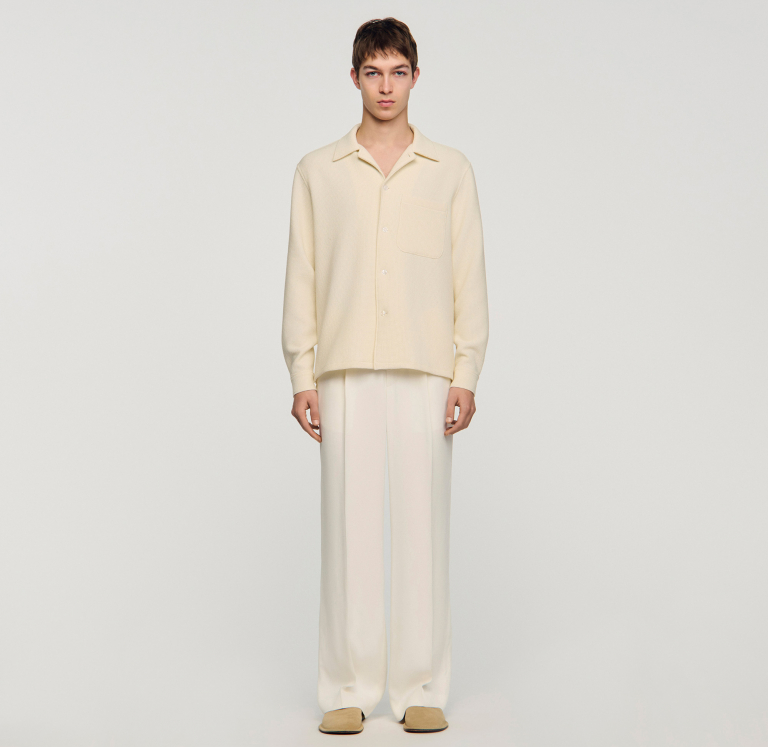 Чоловіча молочна сорочка