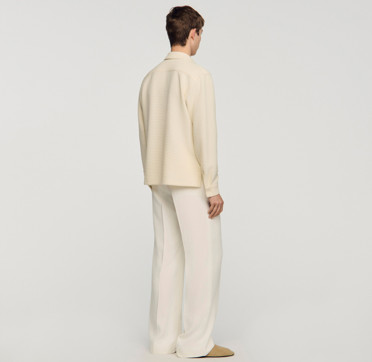 Чоловіча молочна сорочка