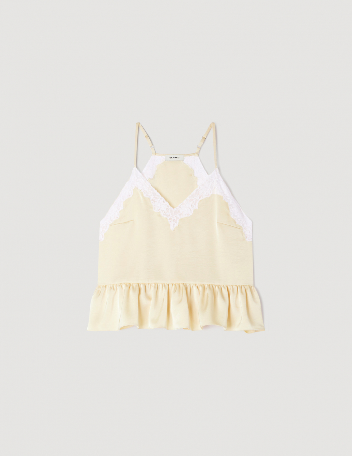 Женский топ с кружевными деталями и оборкой_6