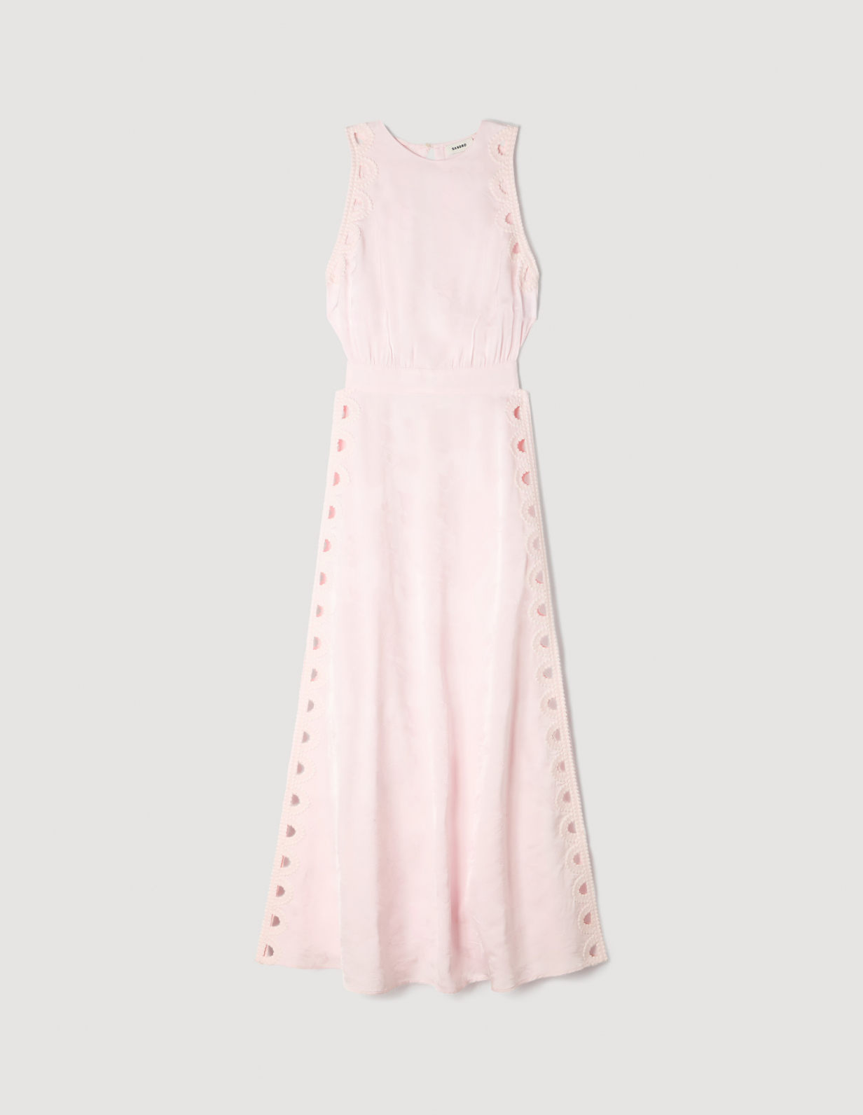 Жіноча жакардова сукня з квітковим візерунком_6