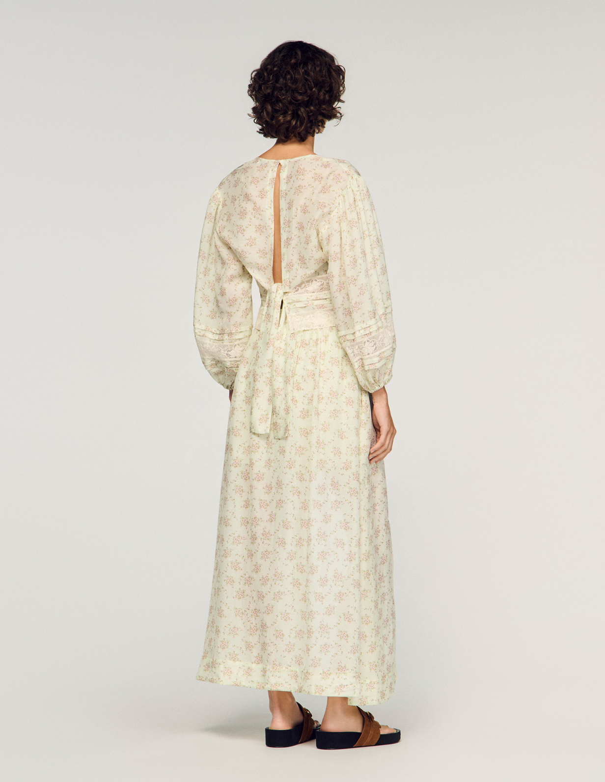 Жіночий вкорочений топ з квітковим принтом_5