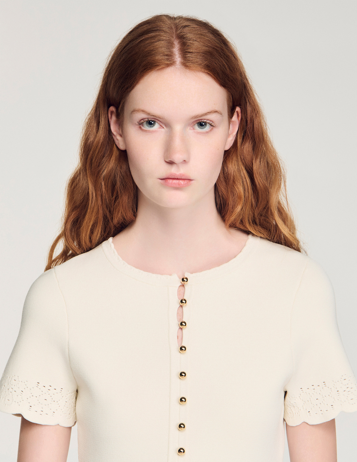 Жіноча в'язана сукня з ажурним візерунком_4