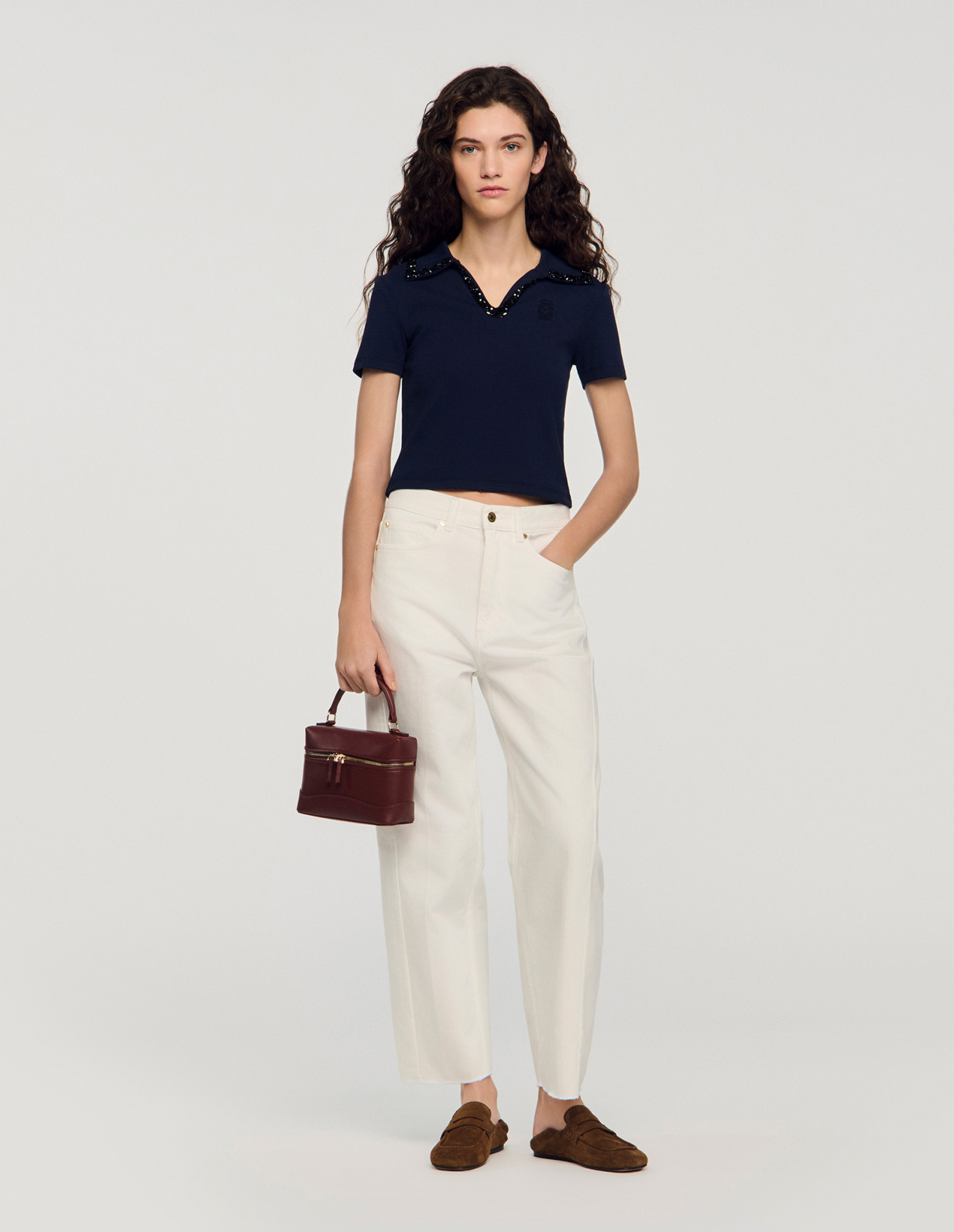 Женская коричневая сумка Tangolino из гладкой кожи_2