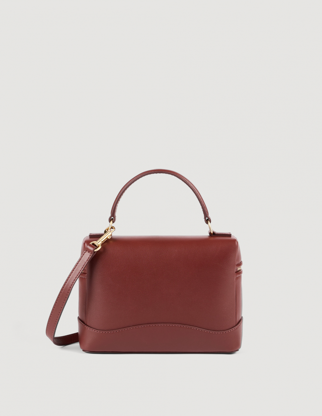 Женская коричневая сумка Tangolino из гладкой кожи_5