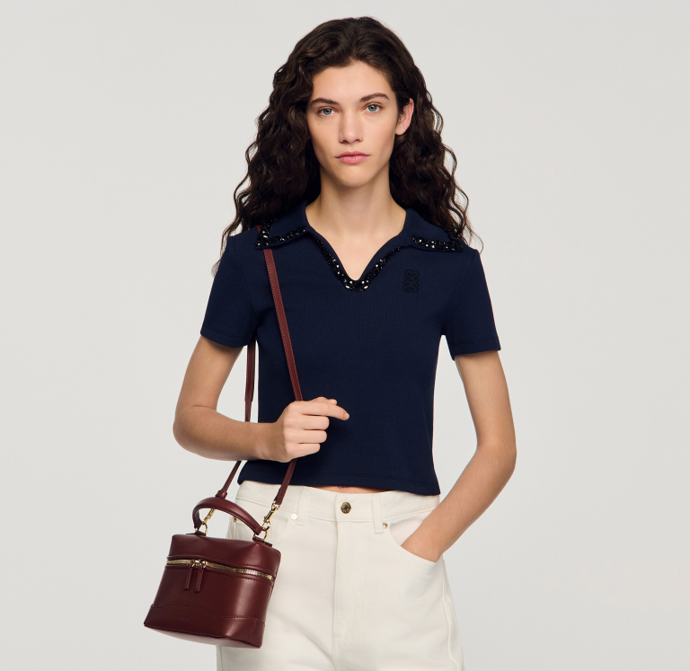 Женская коричневая сумка Tangolino из гладкой кожи