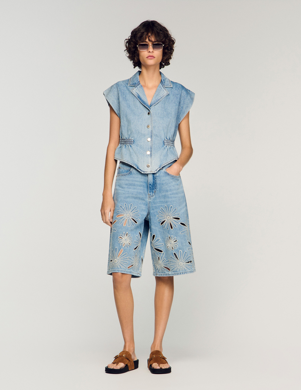 Женский джинсовый топ_1