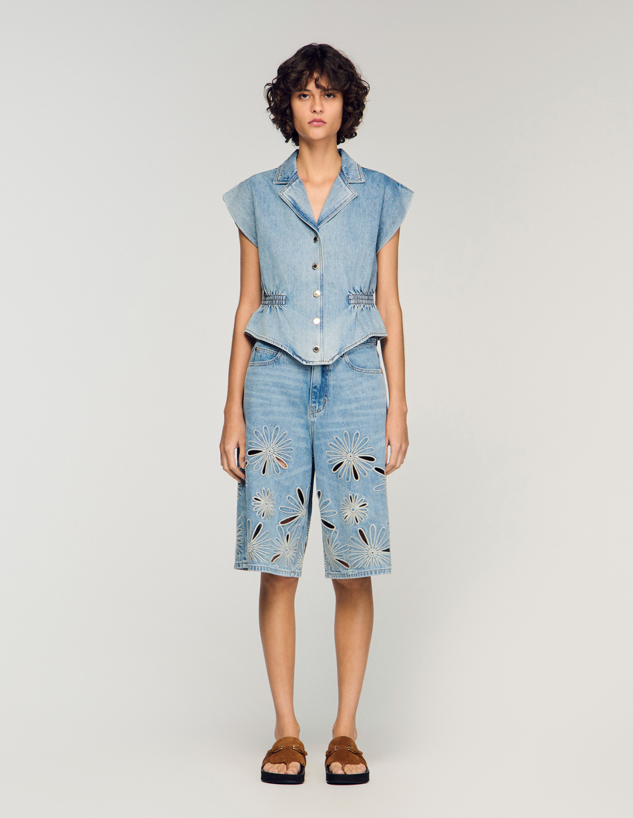 Женский джинсовый топ_2