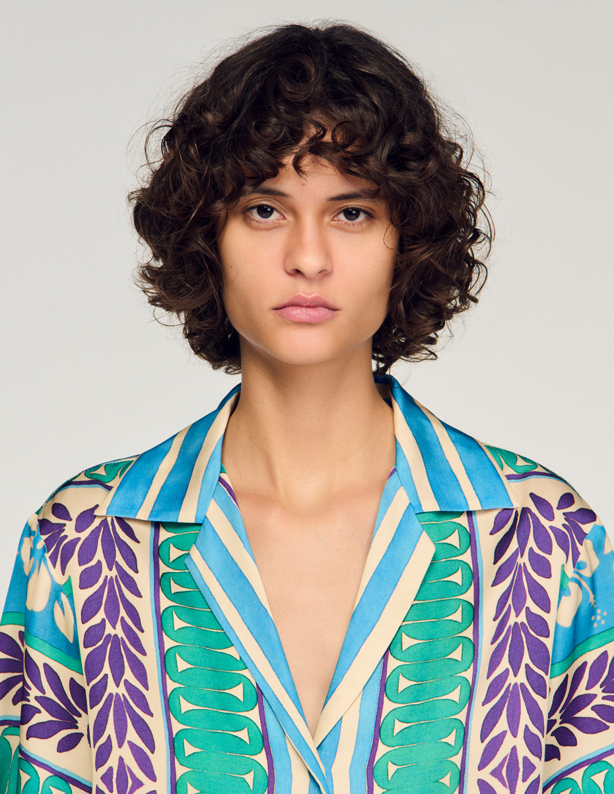 Жіноча сорочка з квітковим принтом_3