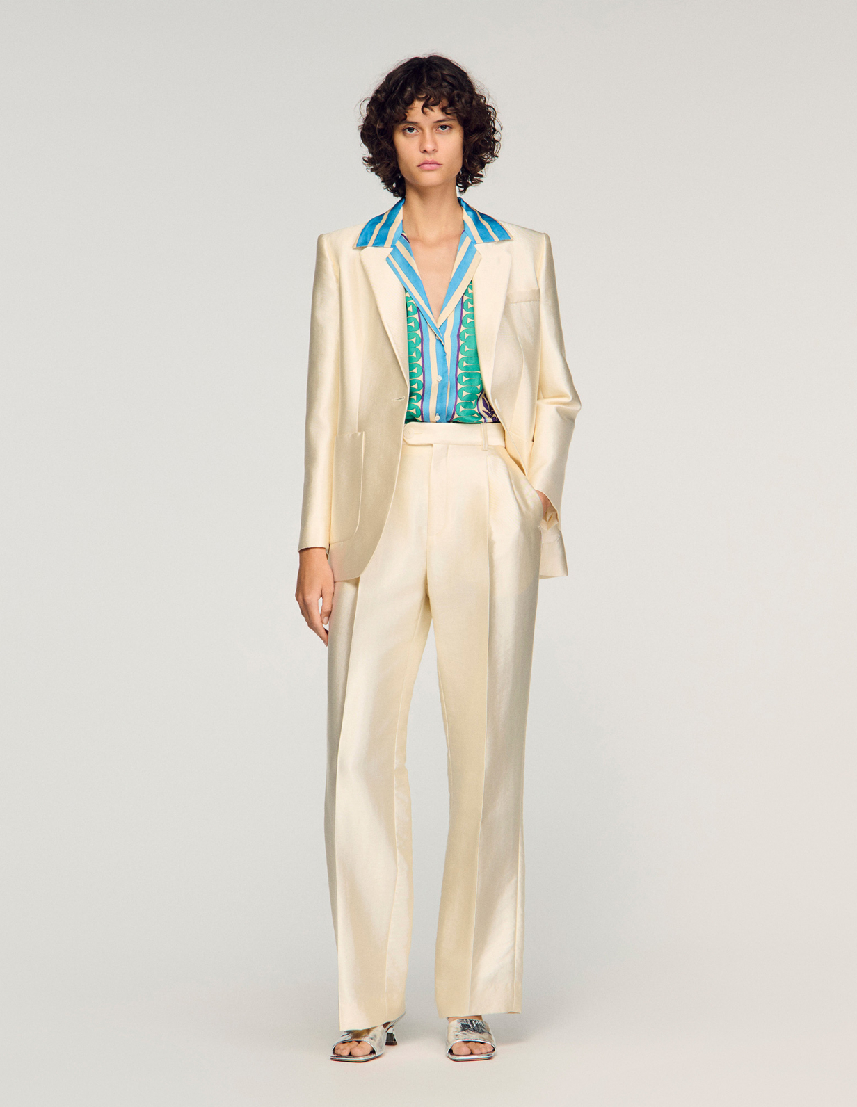 Жіноча сорочка з квітковим принтом_6