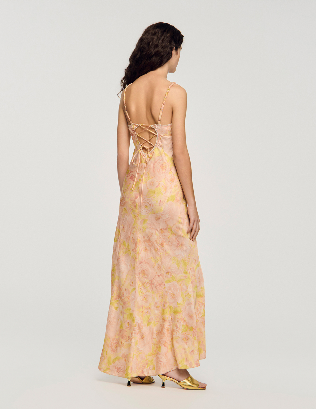 Жіноча максі-сукня з квітковим принтом_5