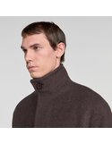 Длинное пальто из шерсти и кашемира