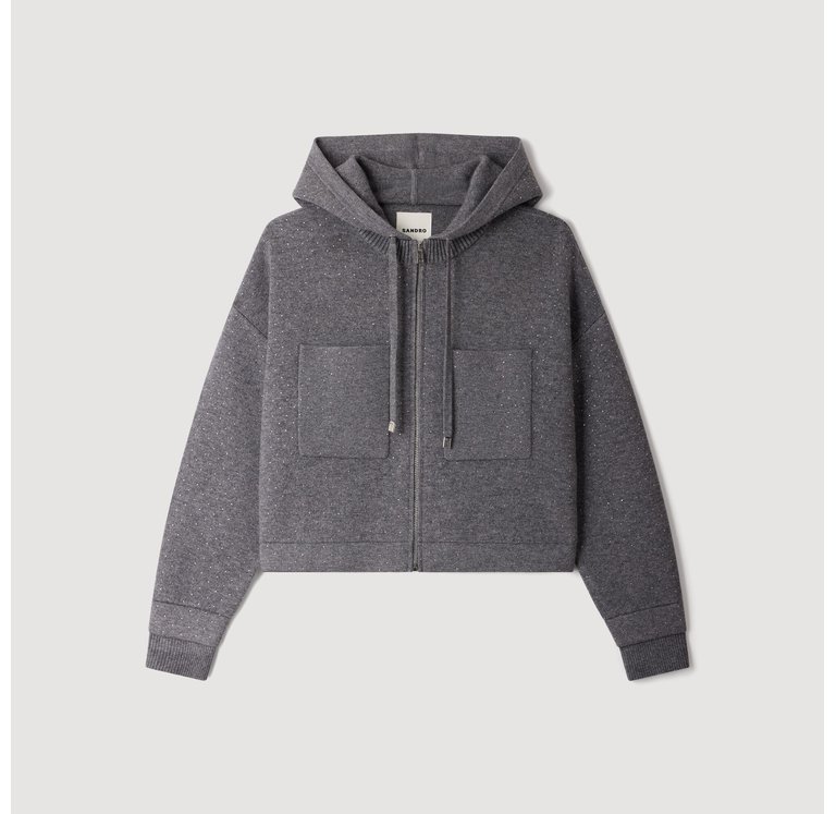 Кардиган с капюшоном