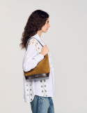 Жіноча сумка Tangoso із замші та шкіри