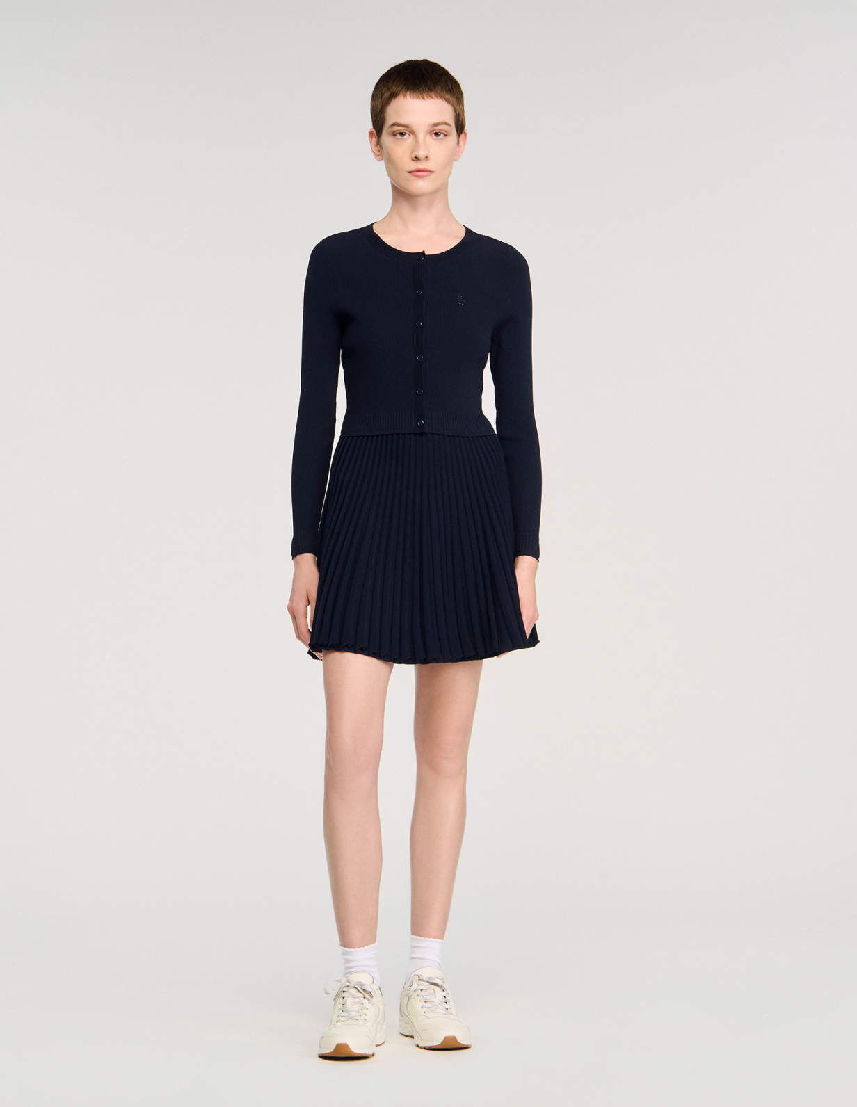 Женский кардиган тонкой вязки в рубчик_2