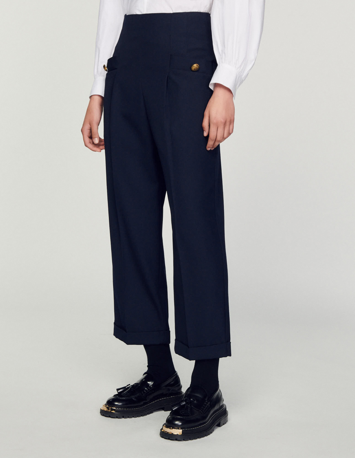 Женские синие брюки_4