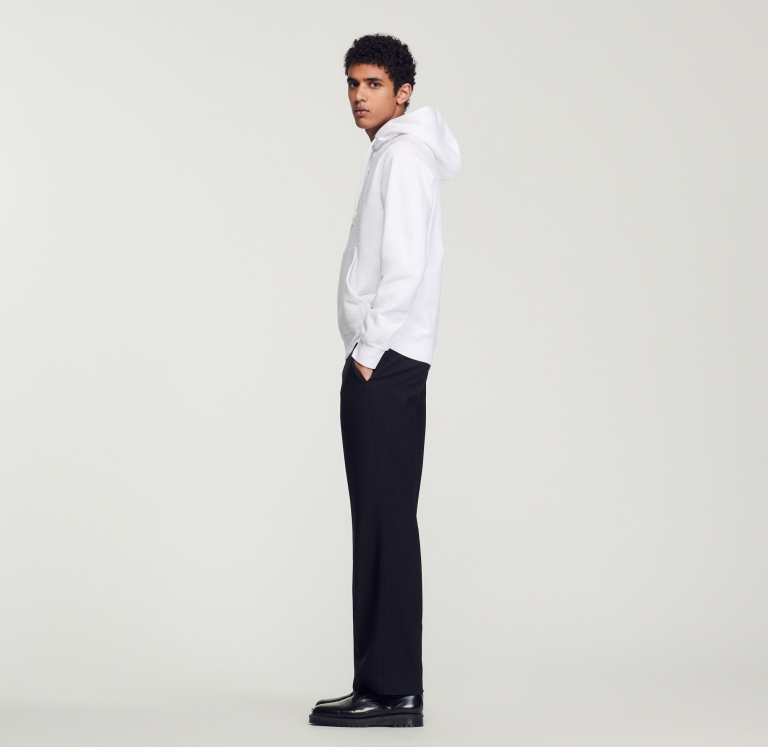 Чоловічий білий худий