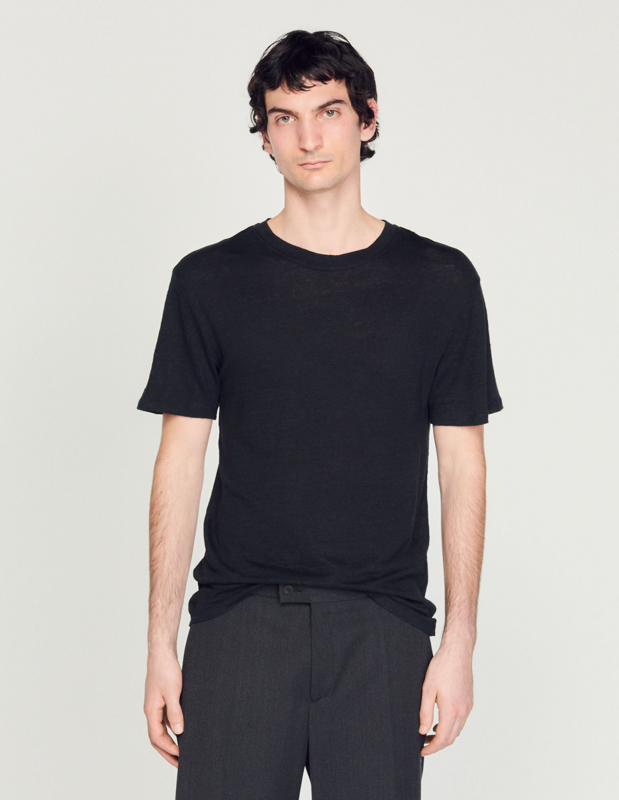 Чоловіча чорна теніска_3