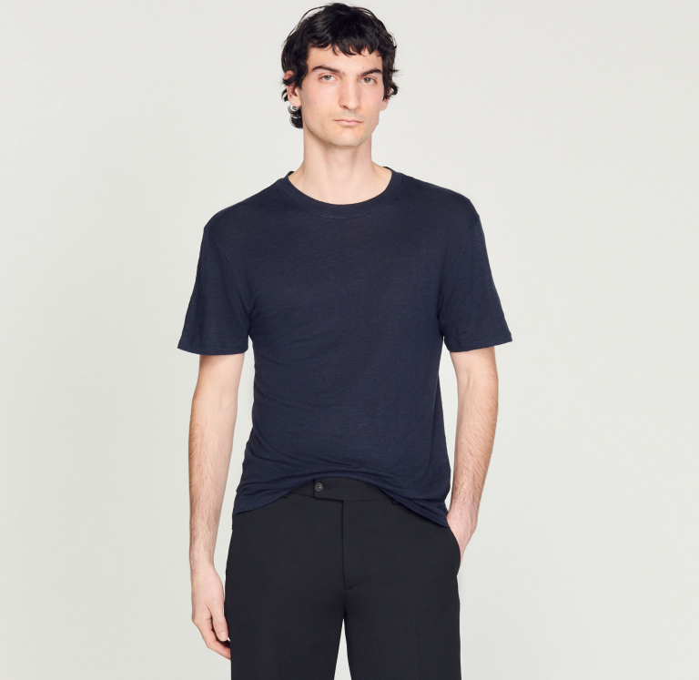 Мужская синяя тенниска