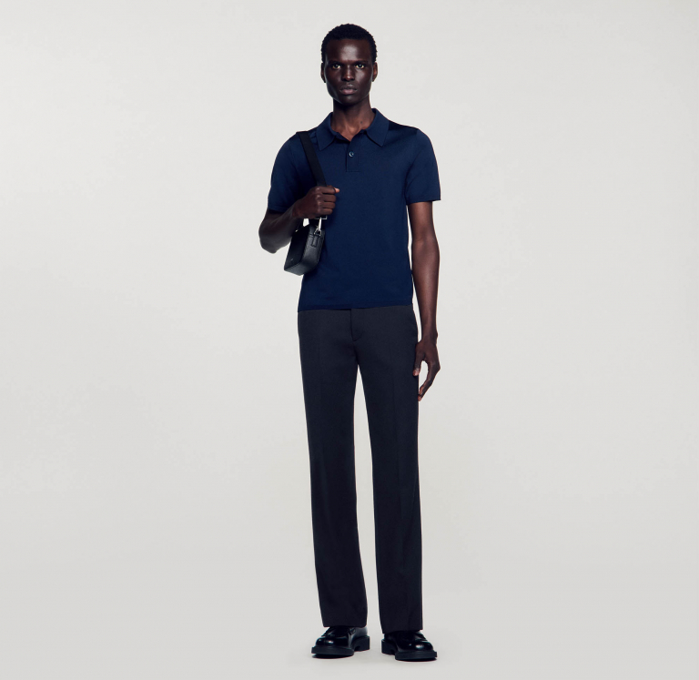 Мужское трикотажное поло 