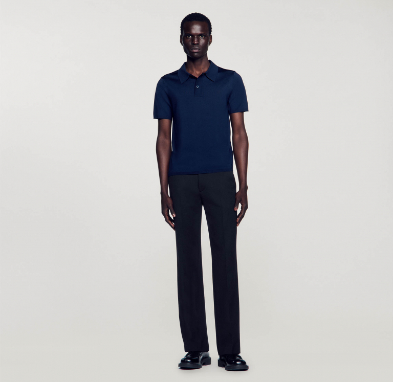 Мужское трикотажное поло 