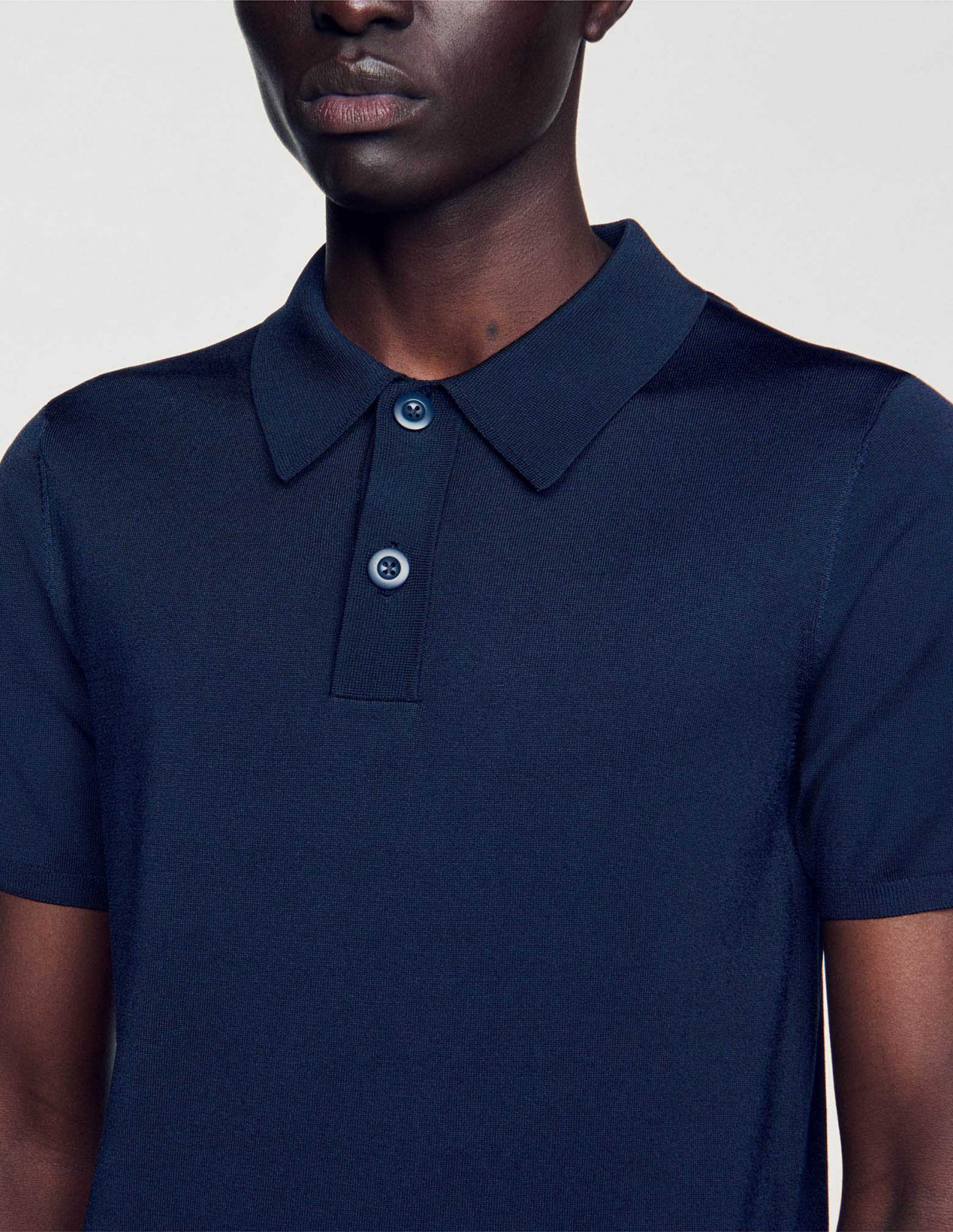 Мужское трикотажное поло _4