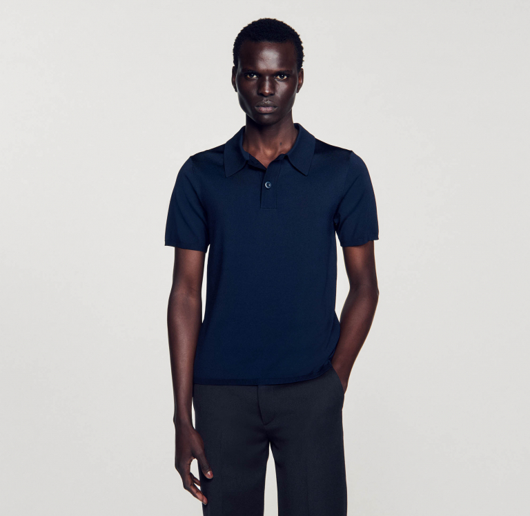 Мужское трикотажное поло 