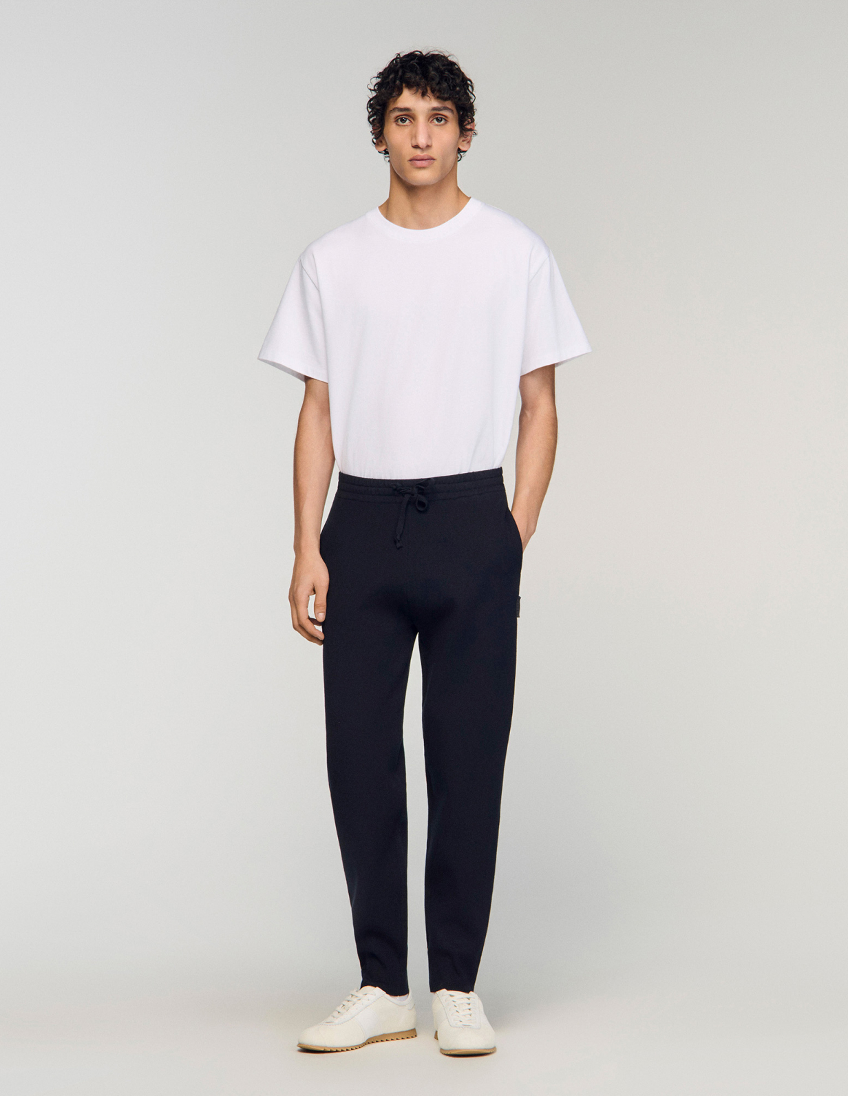 Мужские спортивные брюки на кулиске_1