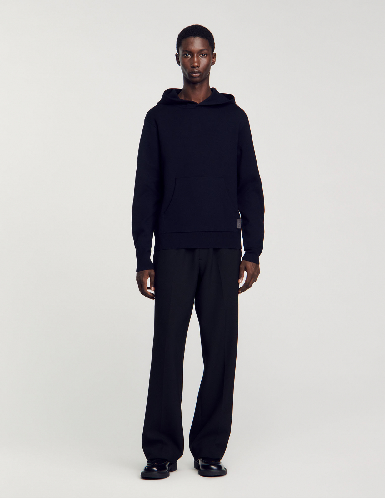 Мужской синий худи_2