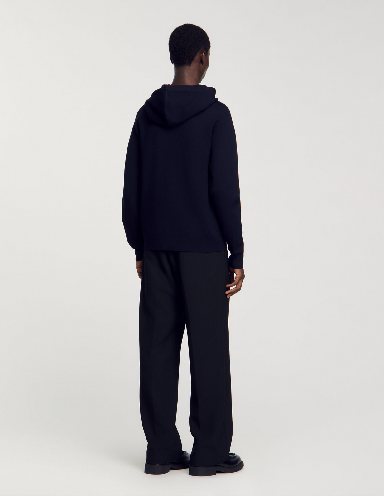 Мужской синий худи_5