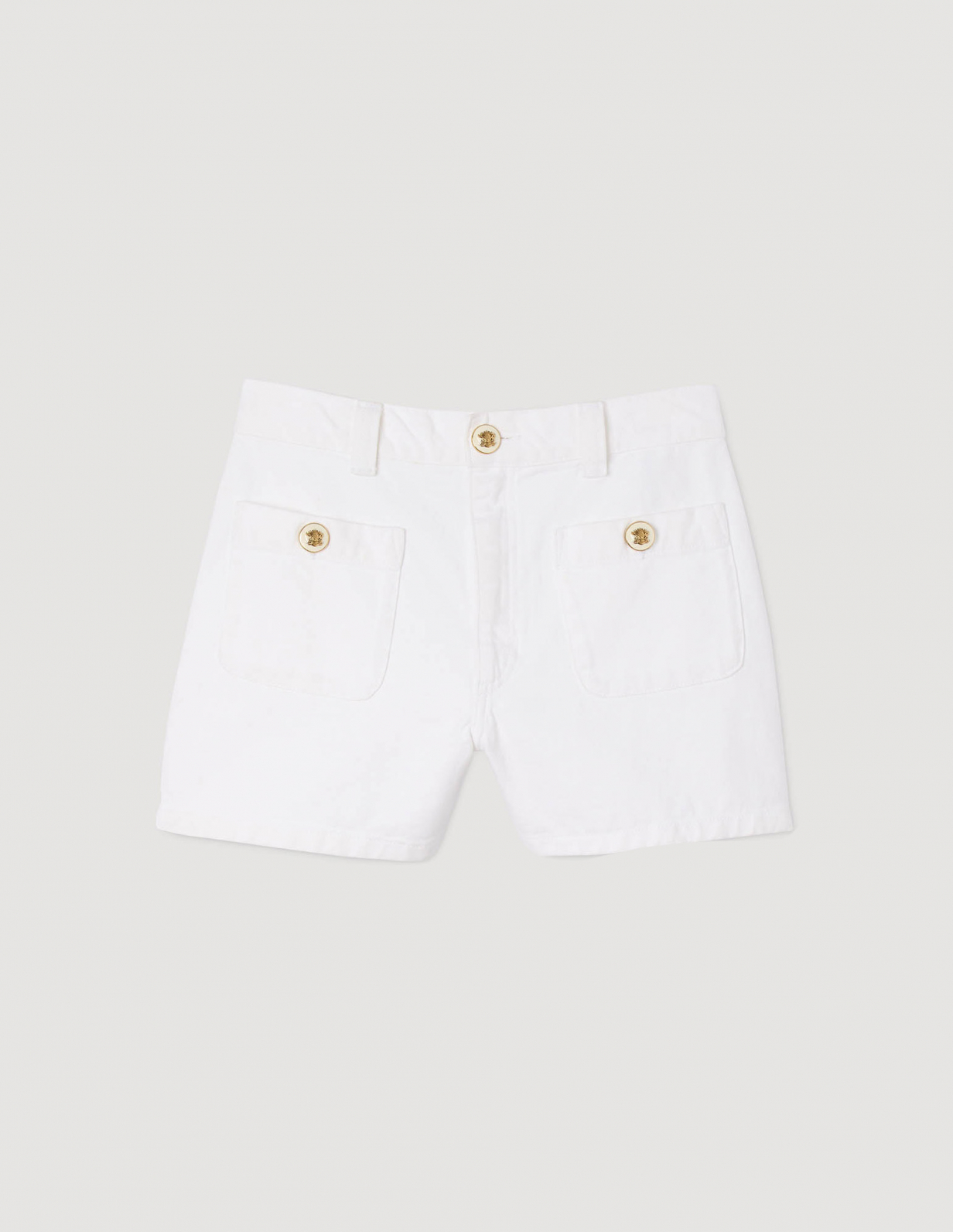 Жіночі білі джинсові шорти_6